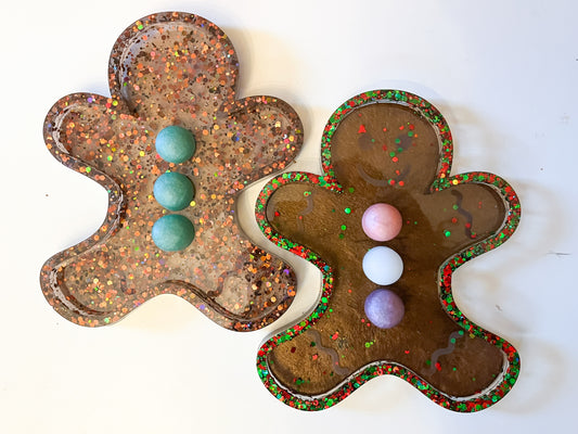 Gingerbread Resin Tray